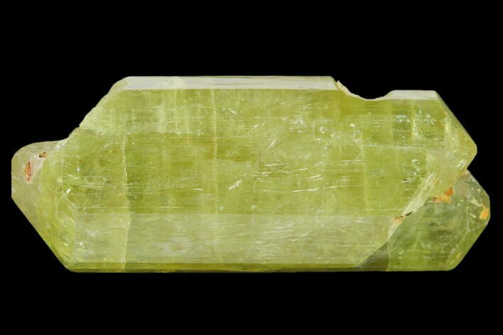 Gemmy, Yellow Apatite Crystal - Morocco #135394